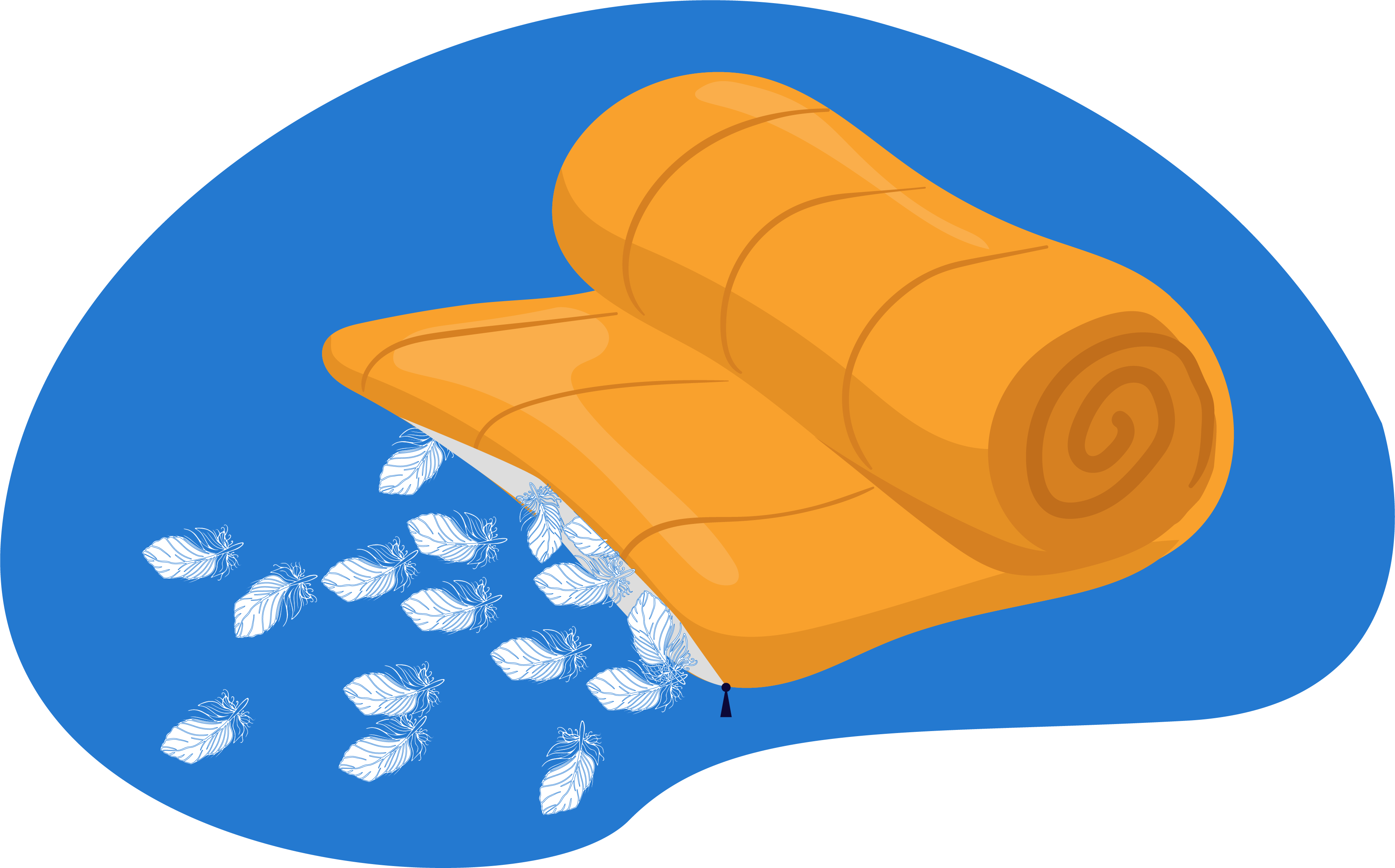 saco de dormir de plumas